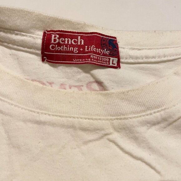 Bench Vintage Clothing Lifestlyle Tshirt Boys Kids Size Large Baseball Shirt - Picture 5 of 16